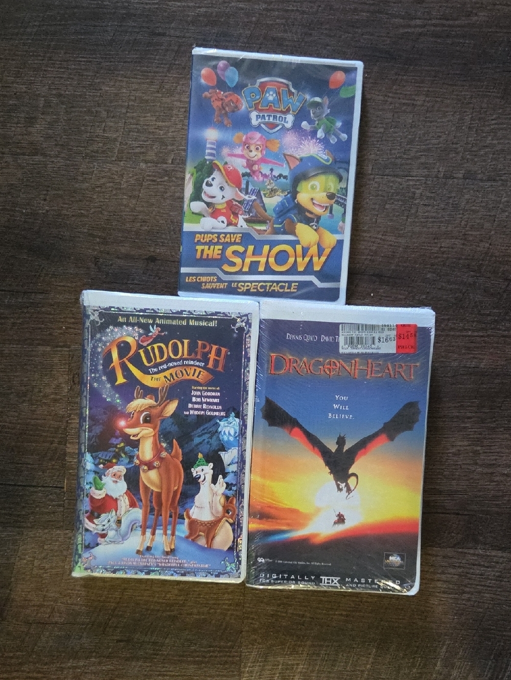 Bundle. Movie Paw Patrol: Pups Save The Show DVD - Colorful Kids Movie + 2 VHS